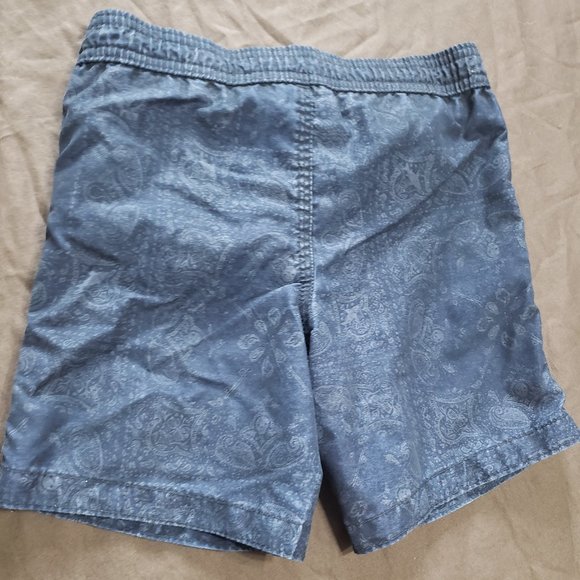 Swim Shorts Navy Blue Aztec Design Joe Fresh 100% Polyester 3T - Picture 2 of 3